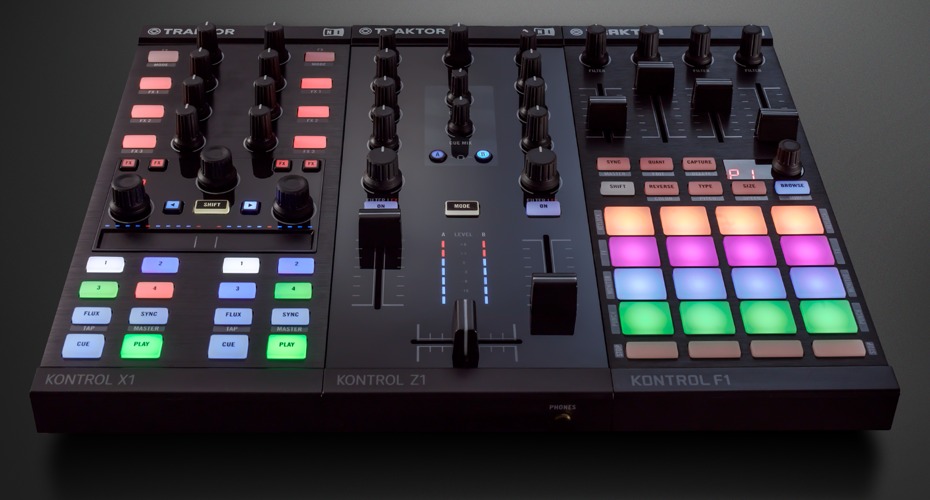Controladores DJ de Native Instruments: TRAKTOR KONTROL X1, TRAKTOR KONTROL F1 y TRAKTOR KONTROL Z1
