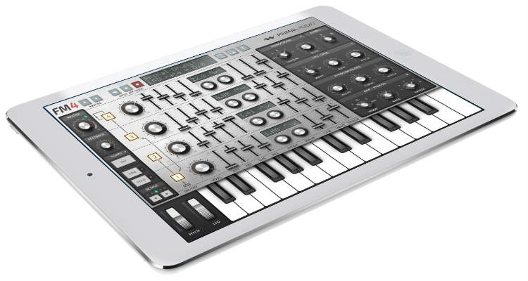 Yamaha DX7 y otros sintetizadores, emulados en iPad con FM4