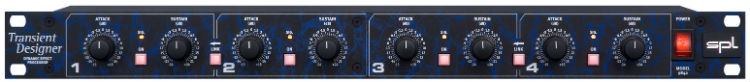 El modelo original en rack del procesador SPL Transient Designer