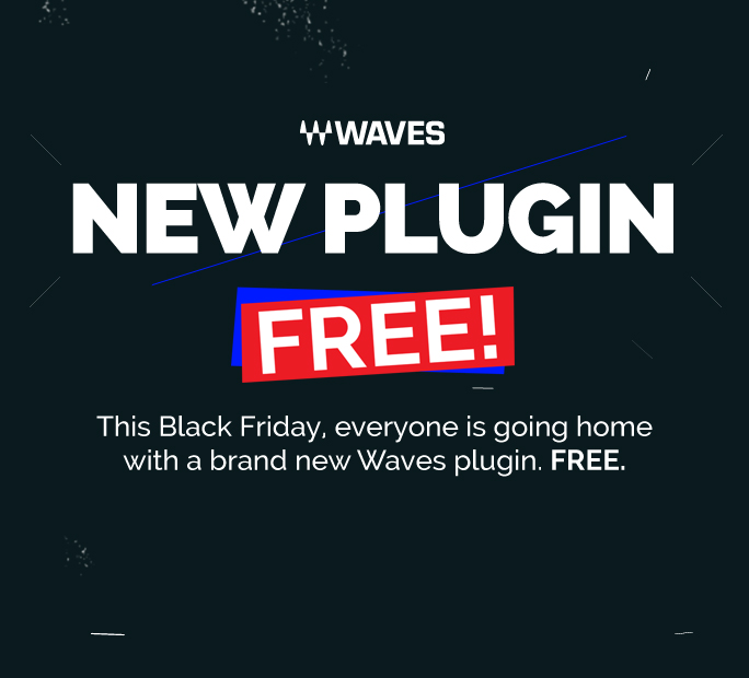 Plugin gratis Waves por Black Friday -¡aunque la noticia es colorida!