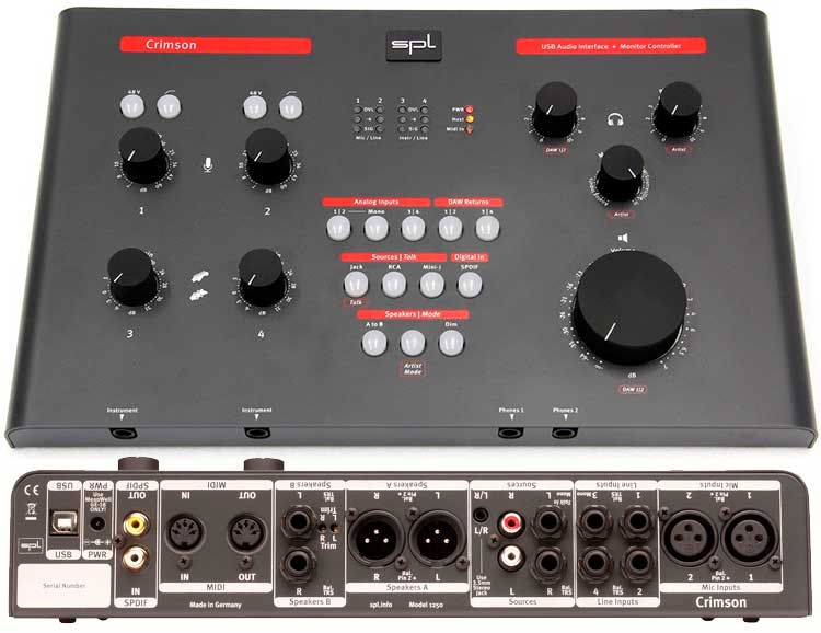 Interfaces de audio 2014: SPL Crimson