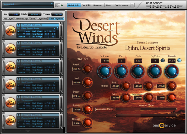 Skin de Desert Winds en Best Service Engine