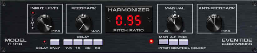 Eventide H910 Harmonizer, un héroe de las primeras correcciones tonales