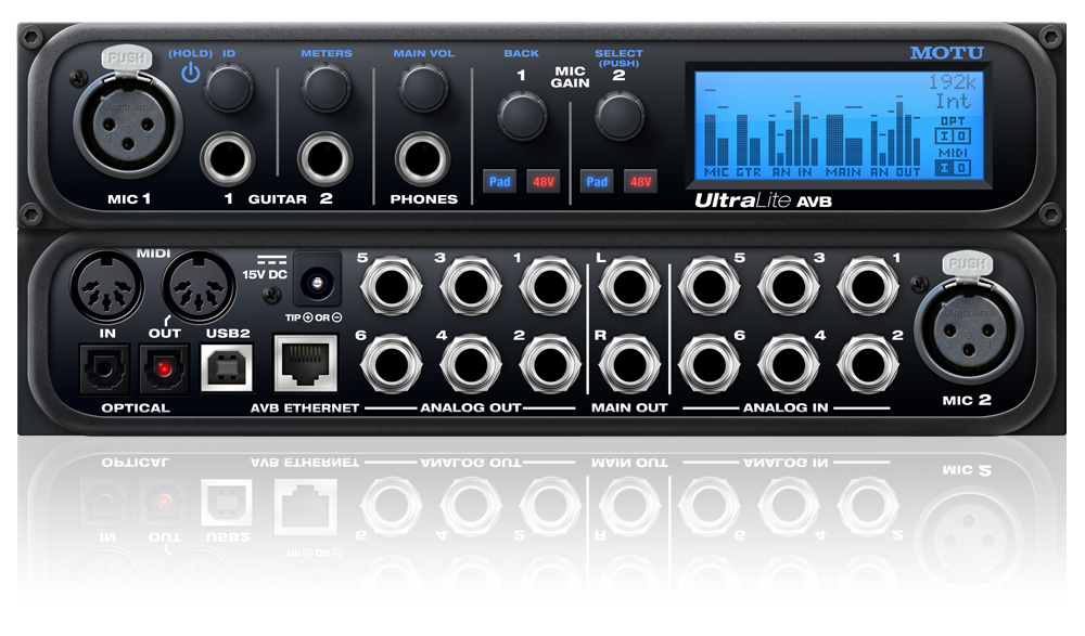 Interface de audio MotU UltraLite AVB