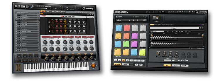 Los instrumentos HALion Sonic SE 2 y Groove Agent SE 4 de Cubase Elements 8