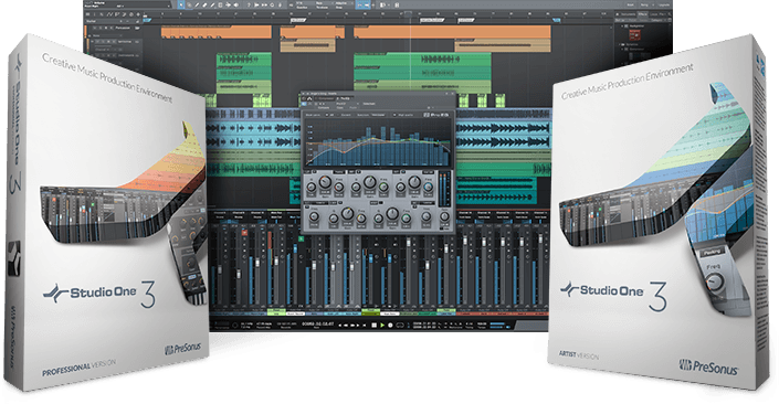 Los DAWs renovados PreSonus Studio One 3 Artist y Professional