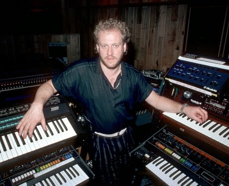 Harold Faltermeyer en los 80, al tiempo de crear Axel F