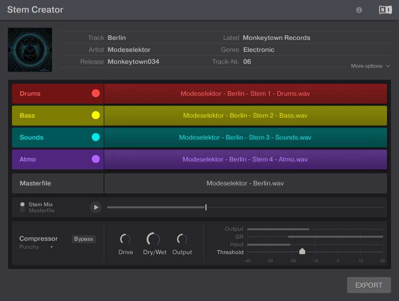 Así luce Stem Creator Tool,  la herramienta para crear tus propios STEMS