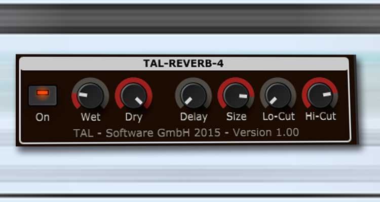 TAL-Reverb-4, efecto plugin gratis "vintage" de Togu Audio Line