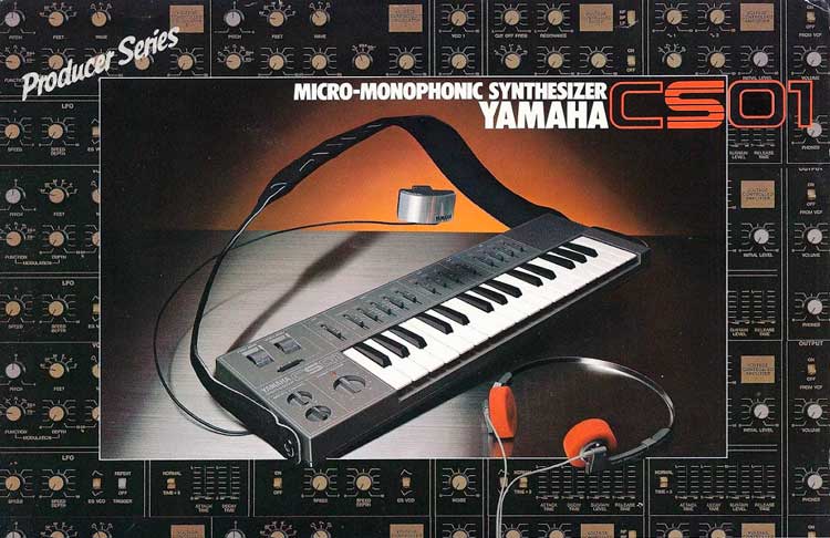 Yamaha CS01, portada del catálogo, 1982