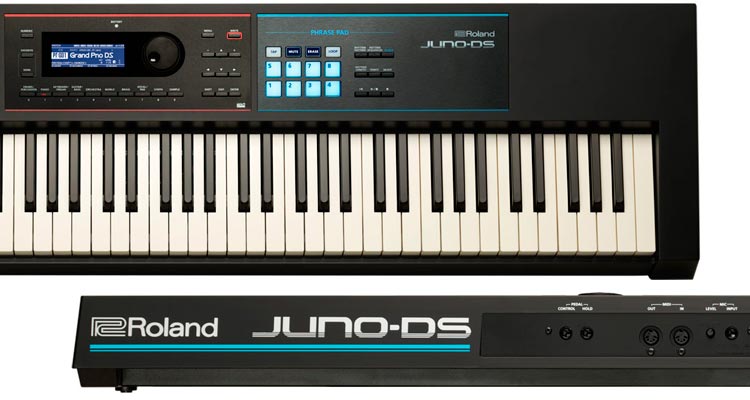 Dar derechos Multa Perplejo Roland Juno-DS 61 y 88, nuevos teclados workstation para directo - Future  Music - SONICplug | Tecnología musical y sonido