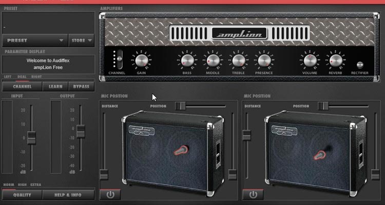 ampLion: plugin gratis amplificador de guitarra para PC y Mac