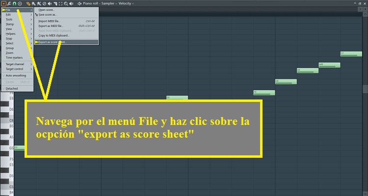 Exporta tus melodías a partituras desde FL Studio 12