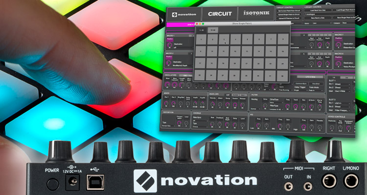 Novation X Isotonik, editor gratuito para Circuit basado en Max