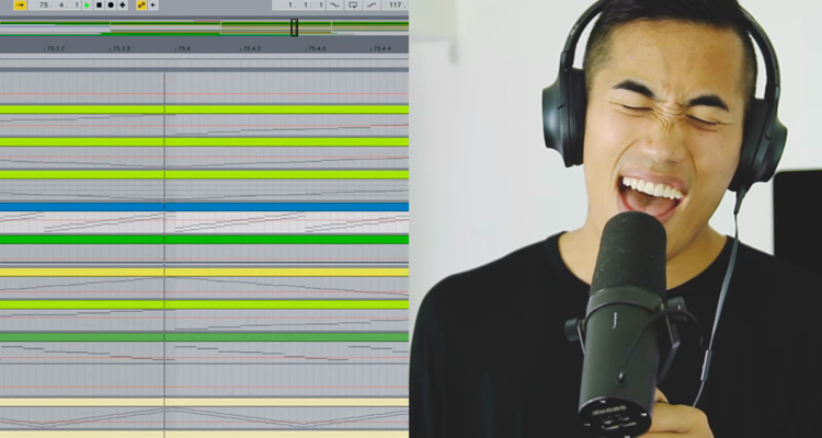 Andrew Huang: Un tema en Ableton Live con 300.000 notas MIDI