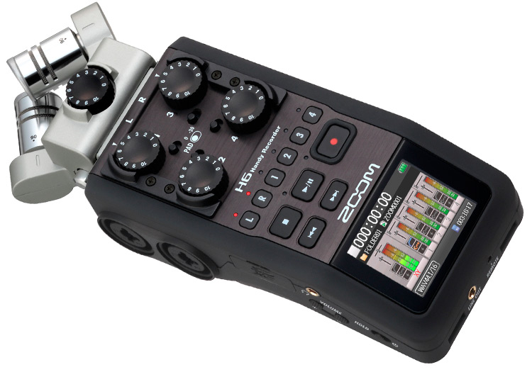 Grabador de campo Zoom H6 Handy Recorder