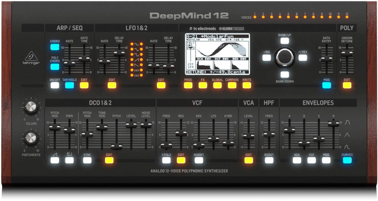 Behringer prepara un módulo de su poli-sintetizador analógico DeepMind 12
