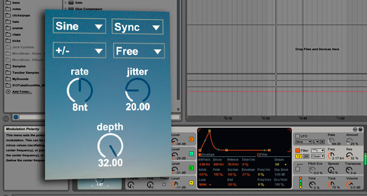 Añade variaciones orgánicas a tus partes armónicas de Ableton con Siren Audio 'Drift'