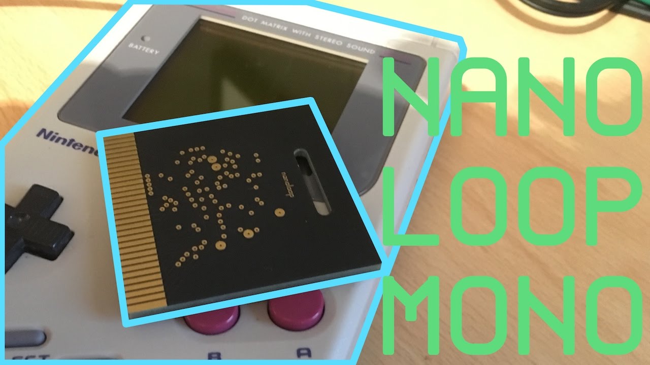 Nanoloop Mono convierte una vieja Game Boy en un sintetizador analógico