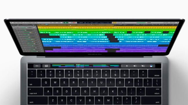 Por fin, Touch Bar también opera con Logic Pro X