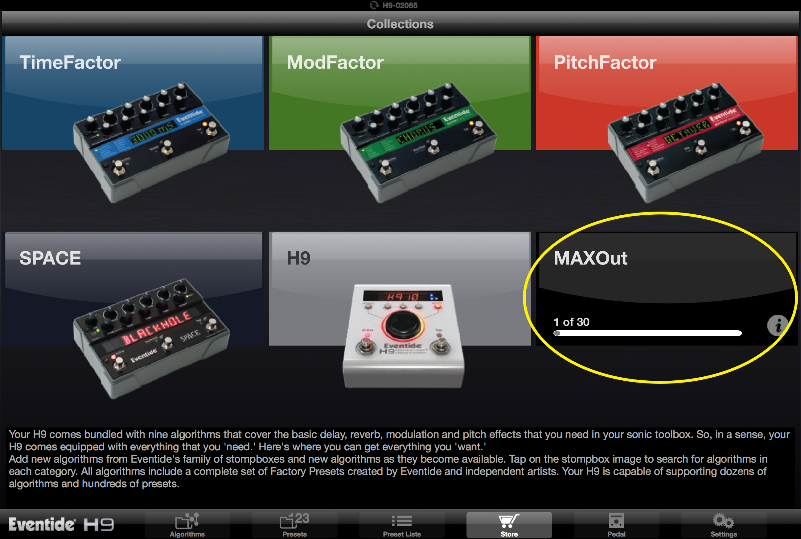 Eventide H9 MaxOut, tutorial
