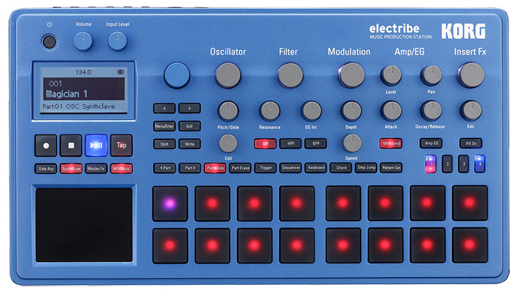 La serie Korg Electribe aúna los ideales de la síntesis clásica de baterías con las modernas funciones de edición y secuenciación