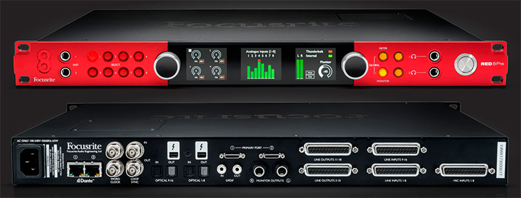 Focusrite Red 8Pre: grande en todas sus facetas