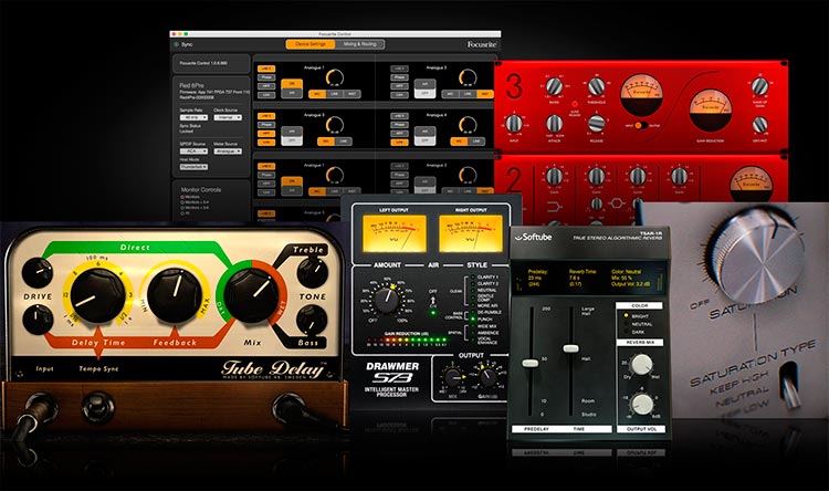 Muchas posibilidades: el paquete de plugins Focusrite Red