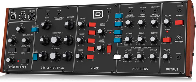 "Behringer D" sería un clónico Minimoog de 400$ para bastidores Eurorack -parece que Uli cada vez avanza más en serio