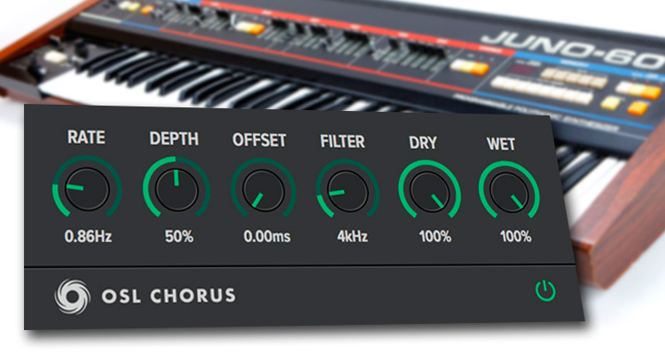 Efectos chorus de lujo con un plugin VST/AU basado en Roland Juno 60
