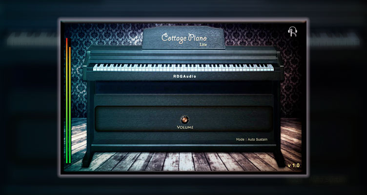 Descarga el piano virtual gratis de bajo consumo Cottage Piano Lite