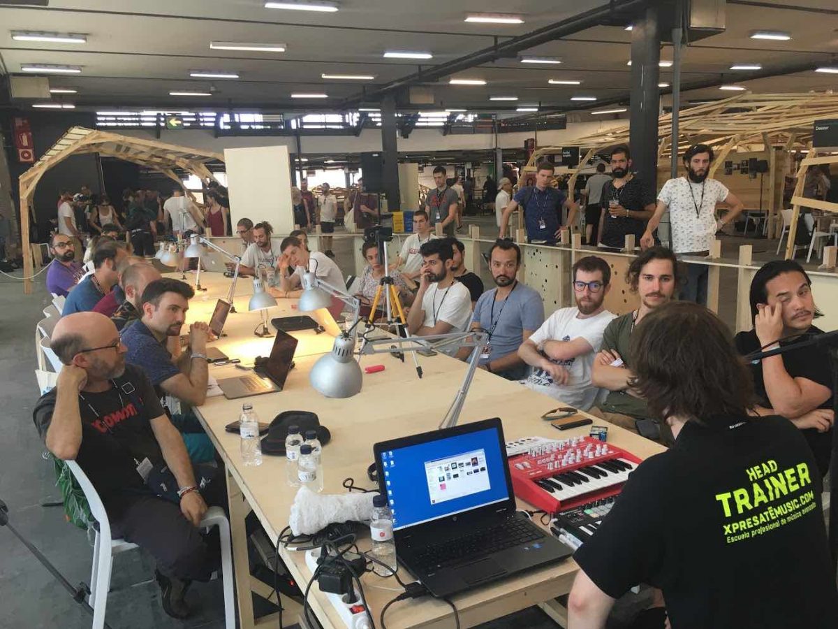 Workshop de Xprésate sobre síntesis sonora en Sónar+D