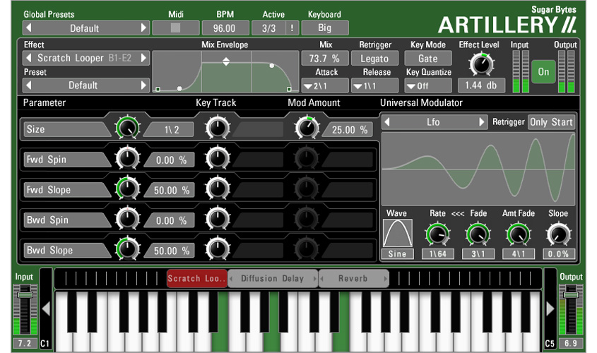 Sugar Bytes Artillery 2, todo un clásico del procesamiento vocal