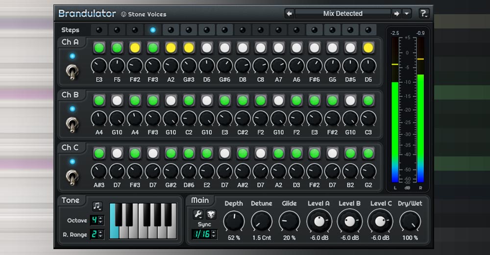 El efecto VST GRATIS Brandulator 2.0 combina vocoder, filtros en peine, armonizador y moduladores