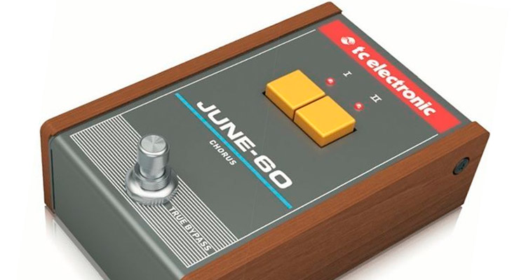 TC Electronic June-60 anticipa un pedal inspirado en el clásico chorus de Roland