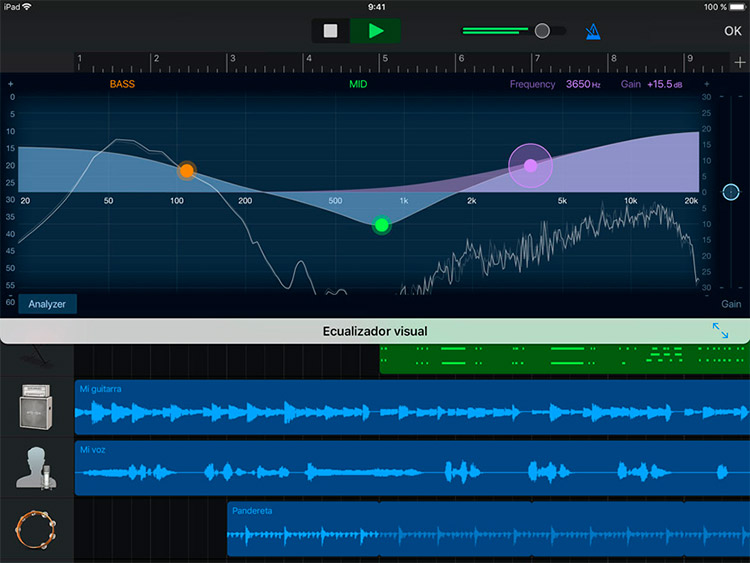 Garageband empieza a ser muy poderoso para cualquier tipo de usuario