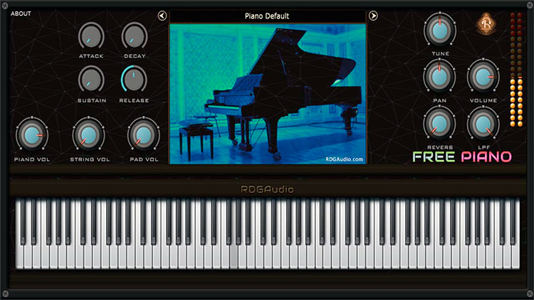 apretón Literatura Romper A descargar piano virtual gratis! RDG Audio Free Piano para PC y Mac