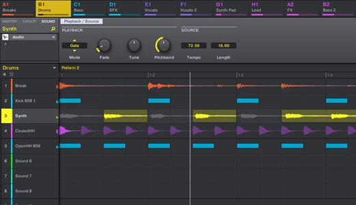 Timestretching a tiempo real en Maschine 2.7