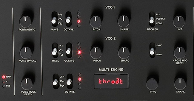 El oscilador 'Multi Engine' de Korg Prologue está ahí, junto a los VCO, para llenarlo con tus ondas