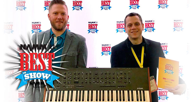 El sintetizador analógico Korg Prologue gana el premio "Best In Show" de NAMM 2018