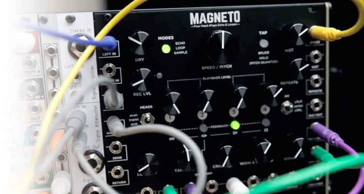 Strymon Magneto, "la máquina interestelar de cinta", llega a los sintetizadores modulares Eurorack