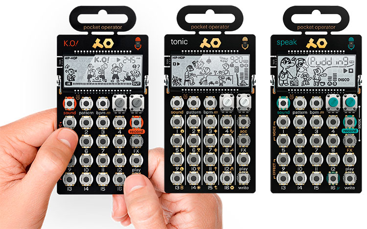 Los tres nuevos Pocket Operator Metal Series de Teenage_Engineering