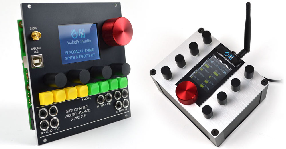 El kit de síntesis de MakeProAudio, incluido el soporte para los usuarios de modulares Eurorack