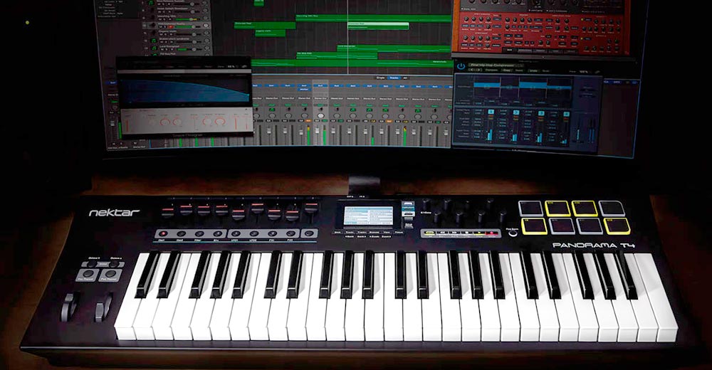 Los teclados MIDI Nektar Panorama T4 y T6 aportan control hardware para tus plugins y DAW