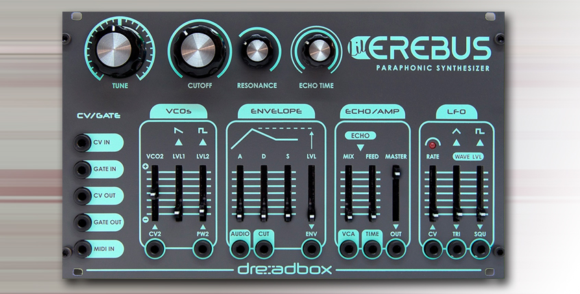 Sortearemos un sintetizador Dreadbox LIL' EREBUS Eurorack entre todos los visitantes registrados que vengan a nuestro evento... ¡Es gratis!