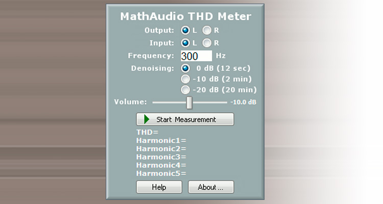 Este plugin VST gratis THD Meter es capaz de medir la Distorsión Armónica Total de tu sistema