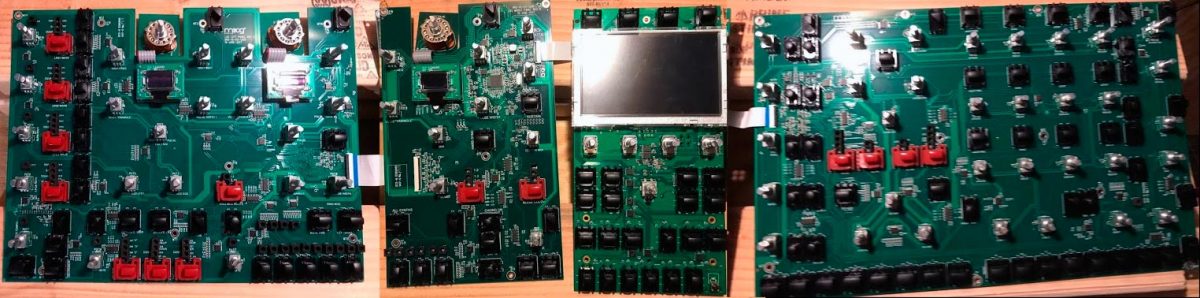 Las supuestas placas PCB de Moog One (Matrixsynth) -clic para zoom
