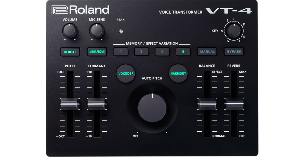 Roland VT-4 transforma el sonido de tus voces con vocoder, armonizador, cambios tonales y más