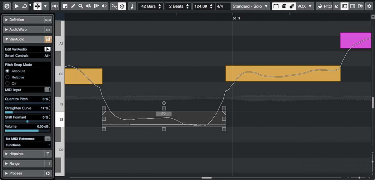 'VariAudio 3': corrección tonal "perfecta y eficaz" en Cubase 10 Pro