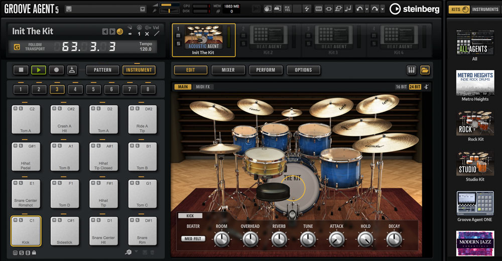 Groove Agent 5, el batería virtual se revitaliza con novedades para diseño sonoro y nuevos kits